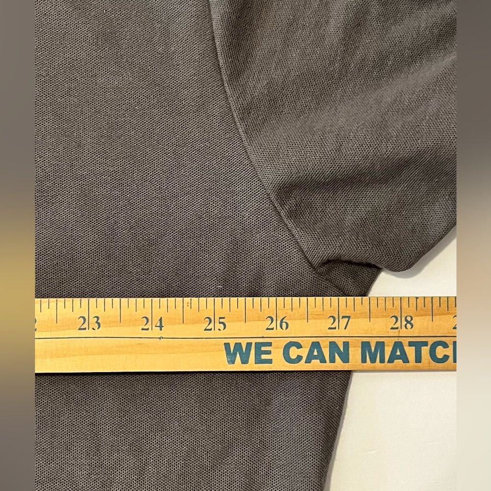 Gildan Gray Fitted Polo Button Down - Picture 4 of 4